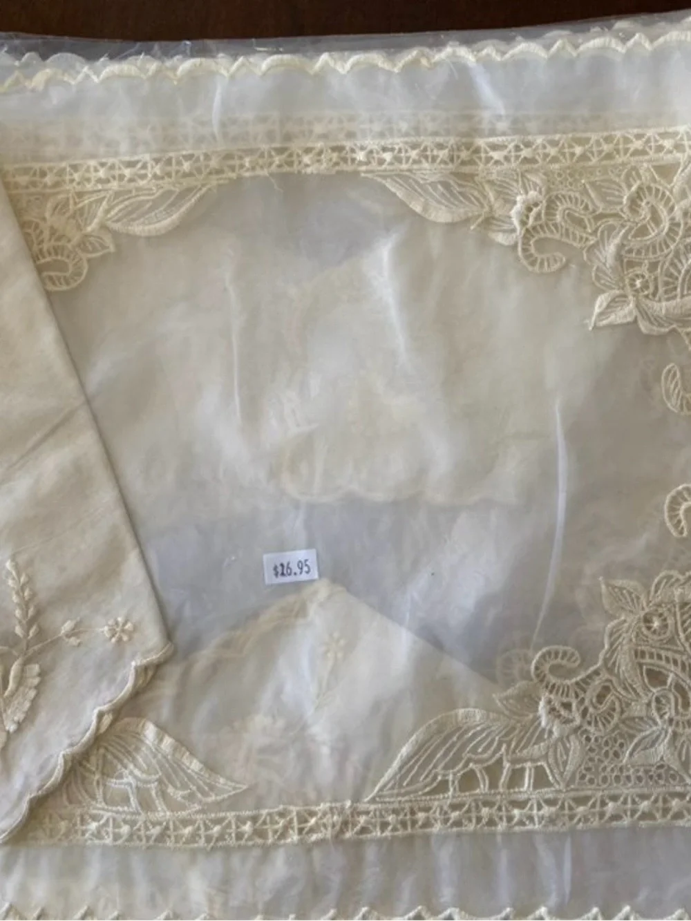 Vintage placemats with napkins set of 4